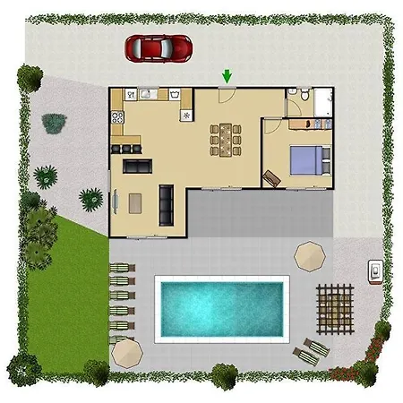 Sleeps 9 With Pool Air Con And Wifi Villa Kissonerga